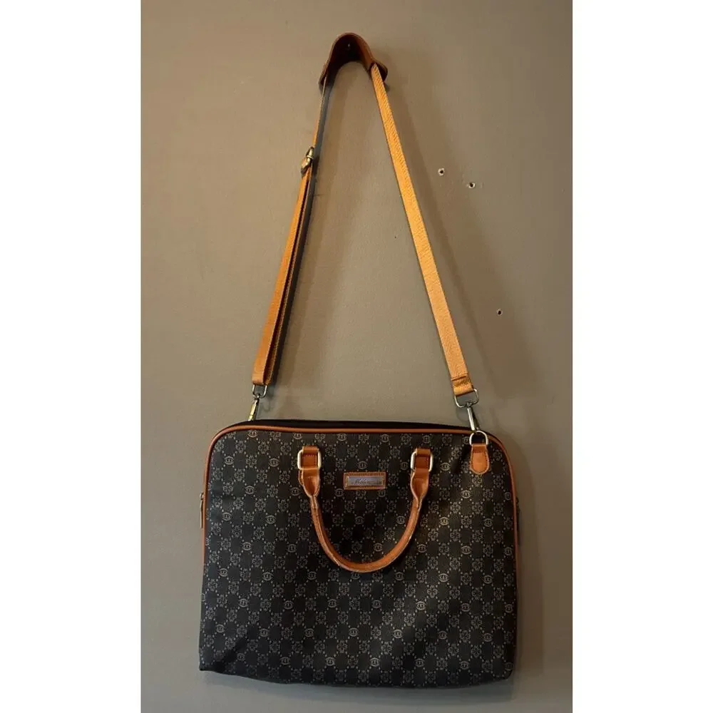 Laptop Bag Briefcase for Men Women Messenger Shoulder Bag Travel Crossbody Pu...